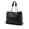 Dior Large Patent Cannage Lady Dior Soft Shopping Tote Secondhand