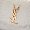 Saint Laurent Croc Embossed Leather Uptown Chain Wallet Secondhand