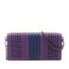 Bottega Veneta Nappa Intrecciato Embroidered Continental Wallet on Chain Secondhand