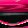 Saint Laurent Grain De Poudre Chevron Monogram Envelope Chain Wallet Secondhand