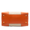 Prada Saffiano Trimmed Canvas Canapa Satchel Secondhand