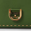 Delvaux Brillant MM Leather 2Way Handbag in Green Secondhand