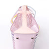 Delvaux Tempête GM Vinyl & Rubber 2Way Handbag in Pink Secondhand