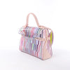 Delvaux Tempête GM Vinyl & Rubber 2Way Handbag in Pink Secondhand
