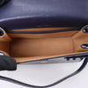 Delvaux Tempête Mini Patent Leather 2Way Crossbody Bags in Navy Blue Secondhand
