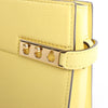 Delvaux Tempête PM Leather 2Way Crossbody Bag in Yellow Secondhand