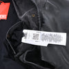 Secondhand Diesel L-NYN Leather and Denim Bomber Jacket in Black, 50 IT