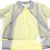 DIESEL Lurex-Detail Long-Sleeved Shirt in Yellow, Size S Secondhand