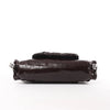 Secondhand Diesel Scrunch-D Leather Shoulder Bag in Burgundy