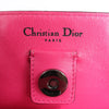 Dior Diorissimo Smooth Leather Large 2Way Handbag in Black x Rose Indien Secondhand