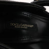 Secondhand Dolce & Gabbana Cloth x Glitter DG logo Mary Jane Heels Baroque in Black, Size 36 EU
