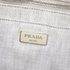 Prada Small Denim Canapa Bijoux and Grommet Satchel Secondhand