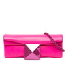 Valentino Nappa One Stud Clutch with Chain Secondhand