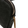 Saint Laurent Mini Quilted Lambskin Gaby Zippered Pouch Secondhand