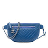 Chanel CC Chevron Lambskin Top Zip Belt Bag Secondhand