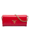 Prada Vitello Move Wallet on Chain Secondhand