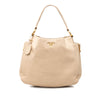 Prada Vitello Daino Side Zip Pocket Hobo Secondhand