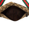 Gucci GG Canvas Web Double Pocket Belt Bag Secondhand