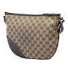 Gucci Medium GG Canvas New Britt Half Moon Crossbody Secondhand