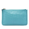Gucci GG Star Embossed Leather Pouch with Chain Secondhand