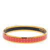 Hermès Narrow Diamond Motif Enamel Bangle 62 Secondhand