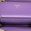 Chanel CC Quilted Caviar Wallet on Chain Secondhand