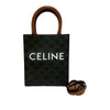 Celine Mini Triomphe Coated Canvas Vertical Cabas Satchel Secondhand