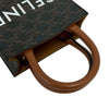 Celine Mini Triomphe Coated Canvas Vertical Cabas Satchel Secondhand