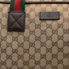 Gucci GG Canvas Web Duffle Bag Secondhand
