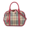 Burberry Small Haymarket Check Nylon Orchard Bowling Bag Secondhand