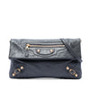 Balenciaga Lambskin Motocross Giant 12 Envelope Clutch With Strap Secondhand