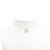 Tiffany Elsa Peretti 18K Yellow Gold Open Heart Pendant Necklace Secondhand