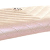 Chanel CC Chevron Iridescent Caviar Zip Around Wallet Secondhand