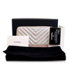 Chanel CC Chevron Iridescent Caviar Zip Around Wallet Secondhand