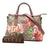 Gucci GG Supreme Blooms Zippered Tote Secondhand