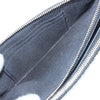 Chanel Tweed Deauville Double Zip Clutch with Chain Secondhand