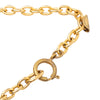 Secondhand Chanel CC Gold Plated Oval Medallion Chain Necklace