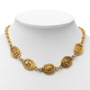 Secondhand Chanel CC Gold Plated Oval Medallion Chain Necklace