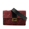 Fendi Zucca Canvas Convertible Baguette Pouch Secondhand