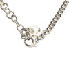 Chanel Silver CC Rhinestones Charms Bracelet Secondhand