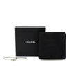 Chanel Silver CC Rhinestones Charms Bracelet Secondhand