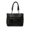 Chanel CC Choco Bar Lambskin Camellia No 5 Tote Secondhand