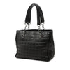 Chanel CC Choco Bar Lambskin Camellia No 5 Tote Secondhand