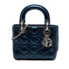 Dior Mini Metallic Calfskin Cannage Lady Dior Secondhand