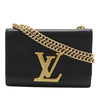 Louis Vuitton Leather Louise Chain MM Secondhand