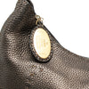 Fendi Metallic Pebbled Leather Selleria Shoulder Bag Secondhand