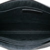 Saint Laurent Croc Embossed Leather Monogram Clutch Secondhand
