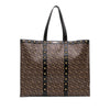 Burberry TB Monogram E Canvas and Studded Leather Horizontal Tote Secondhand