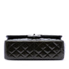 Chanel Jumbo Classic Striated Patent Double Flap Secondhand