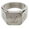 Louis Vuitton Brass Monogram Signet Ring Secondhand